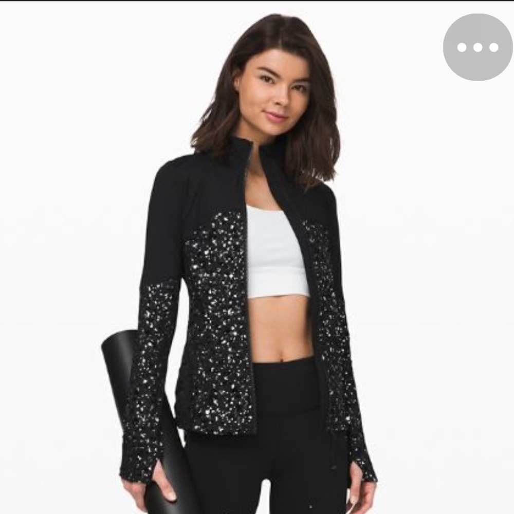 lululemon athletica Sparkle and Shine RARE align jacket 4. EUC. Worn once